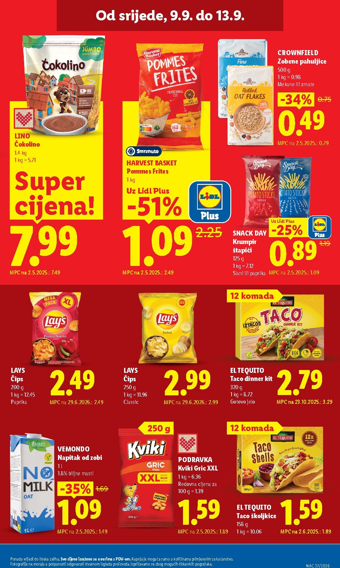 lidl - Novi Lidl katalog od ponedjeljka, 07.09.2026 do nedjelje, 13.09.2026 - page: 69