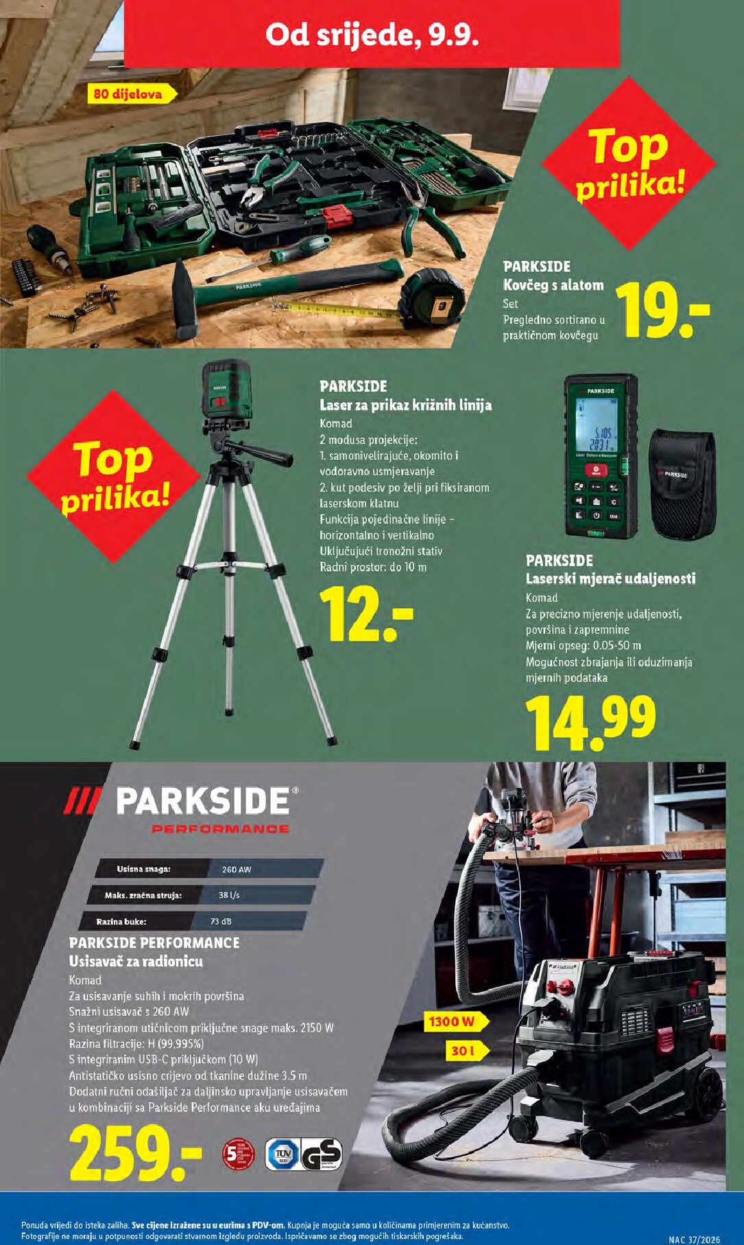 lidl - Aktualni katalog Lidl od ponedjeljka, 07.09.2026 do nedjelje, 13.09.2026 - page: 45