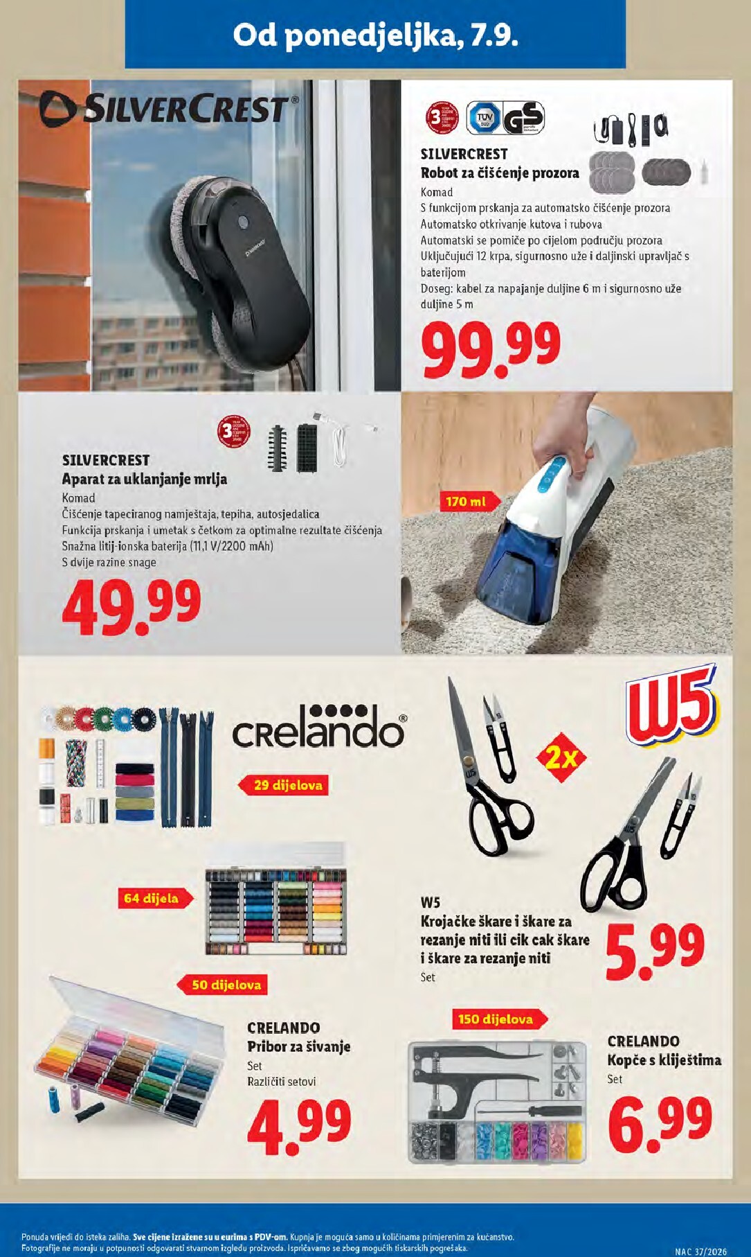 lidl - Aktualni katalog Lidl od ponedjeljka, 07.09.2026 do nedjelje, 13.09.2026 - page: 37