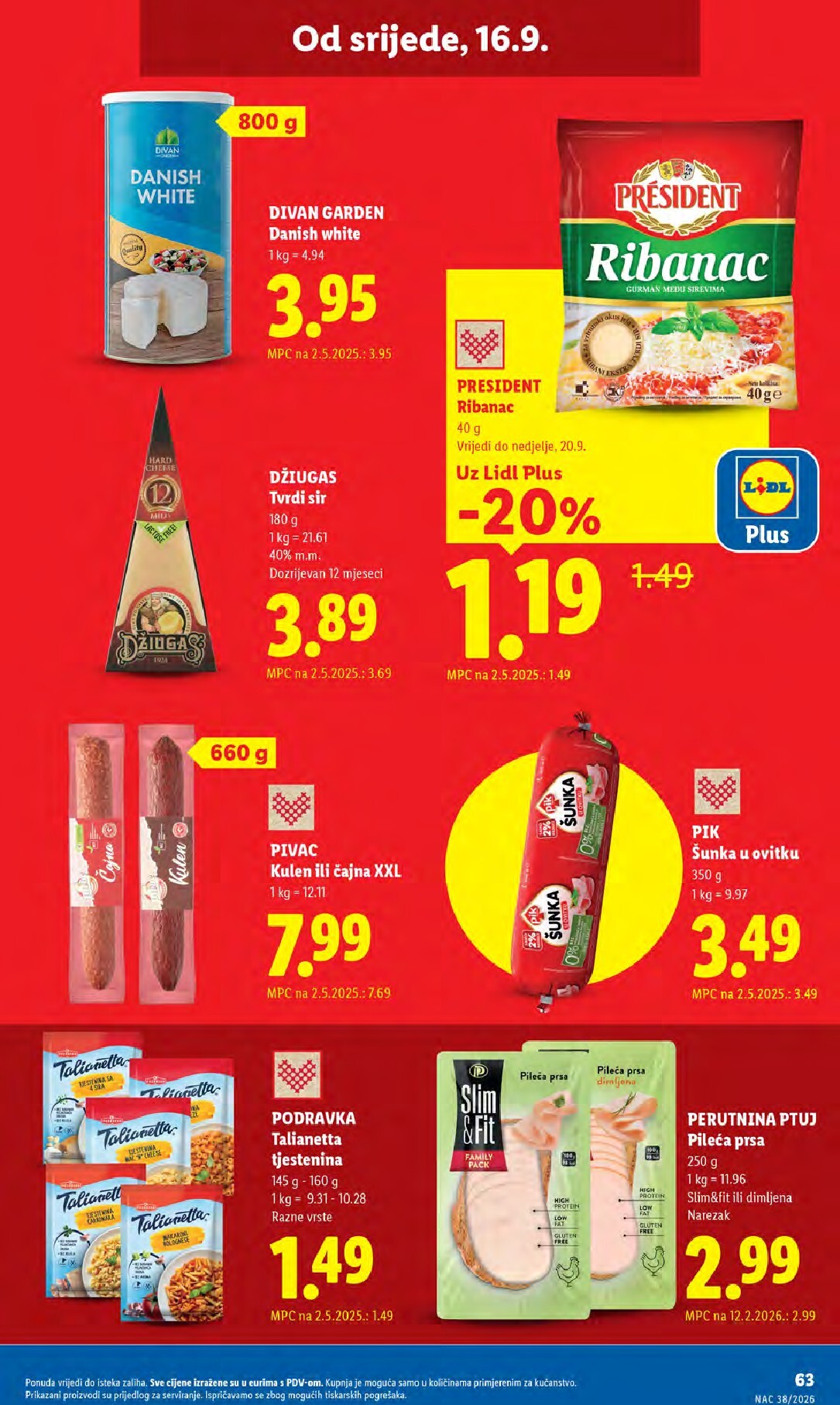 lidl - Novi Lidl katalog od ponedjeljka, 14.09.2026 do nedjelje, 20.09.2026 - page: 63
