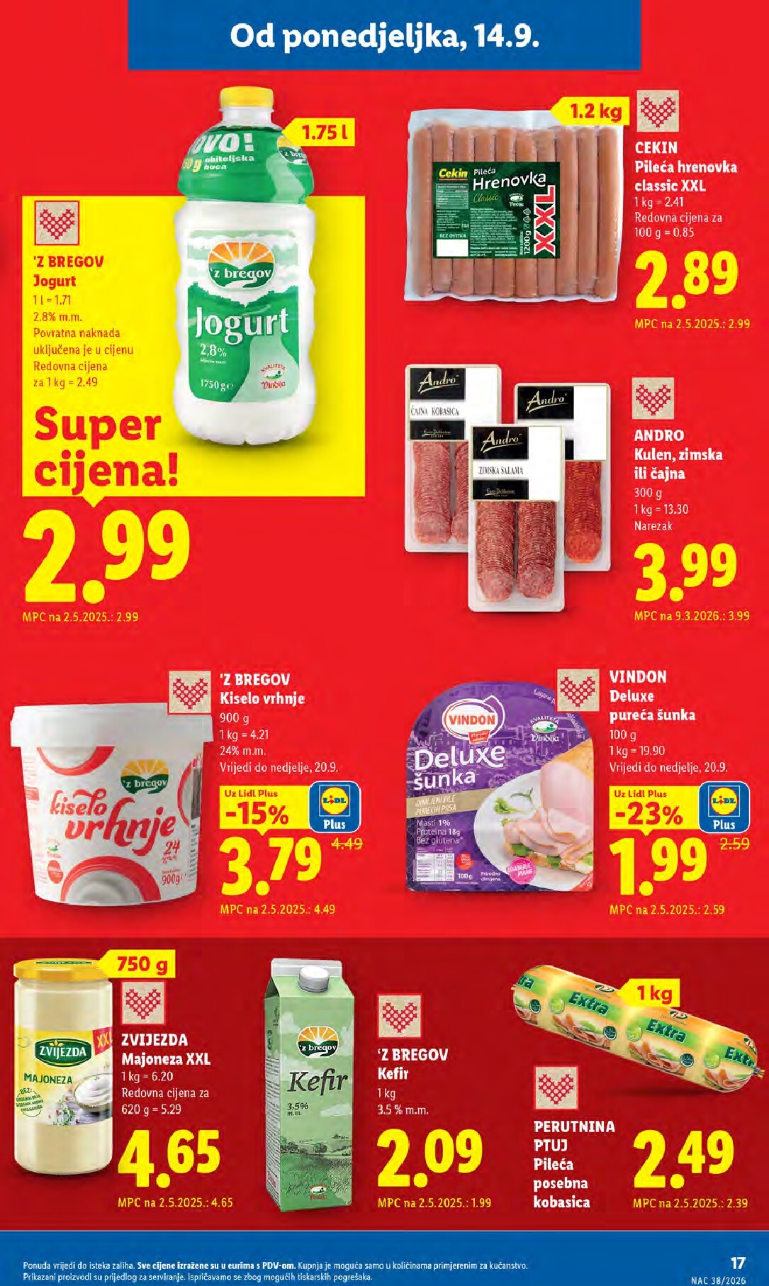 lidl - Novi Lidl katalog od ponedjeljka, 14.09.2026 do nedjelje, 20.09.2026 - page: 17