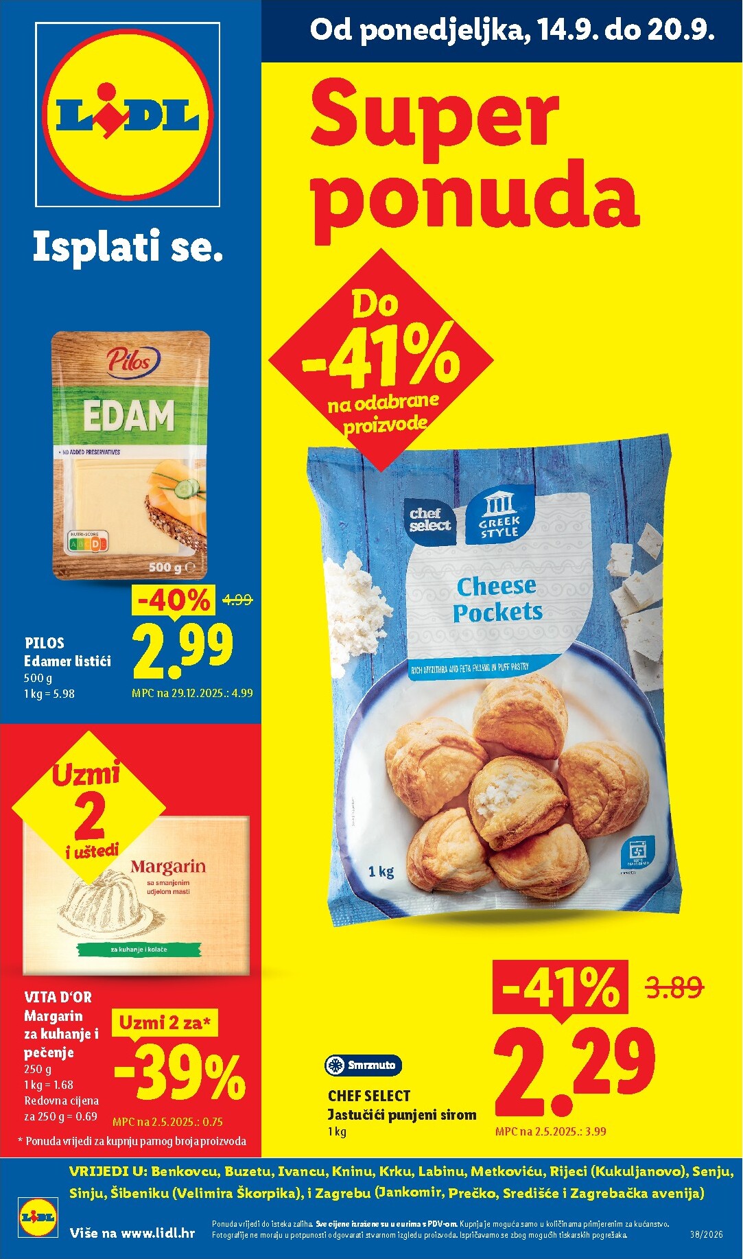 lidl - Aktualni katalog Lidl - Super Ponuda od ponedjeljka, 14.09.2026 do nedjelje, 20.09.2026