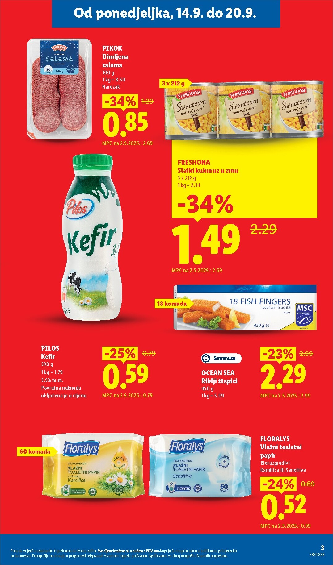lidl - Aktualni katalog Lidl - Super Ponuda od ponedjeljka, 14.09.2026 do nedjelje, 20.09.2026 - page: 3