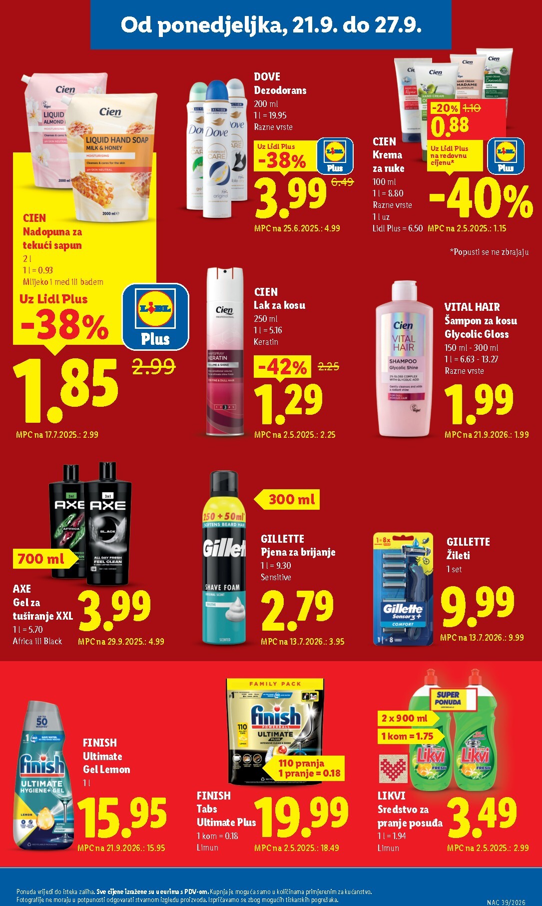 lidl - Novi Lidl katalog od ponedjeljka, 21.09.2026 do nedjelje, 27.09.2026 - page: 15