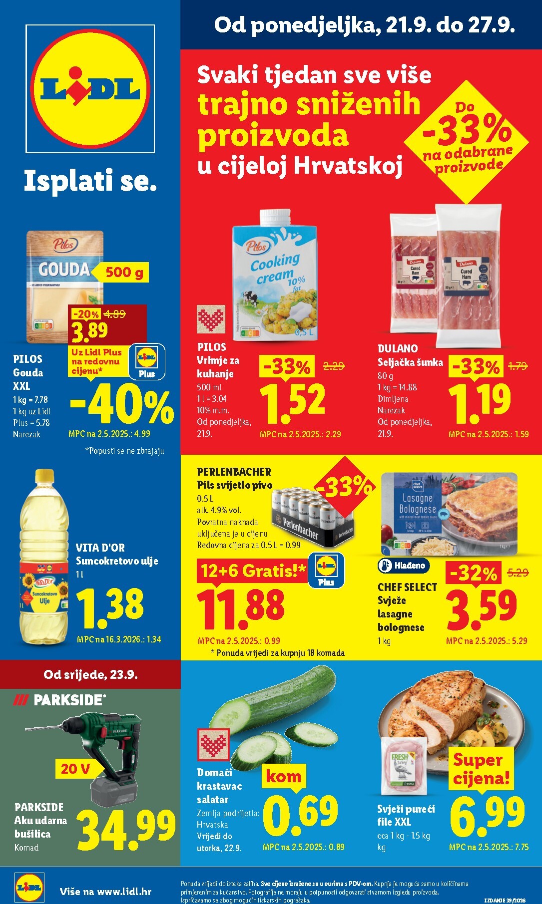 lidl - Novi Lidl katalog od ponedjeljka, 21.09.2026 do nedjelje, 27.09.2026