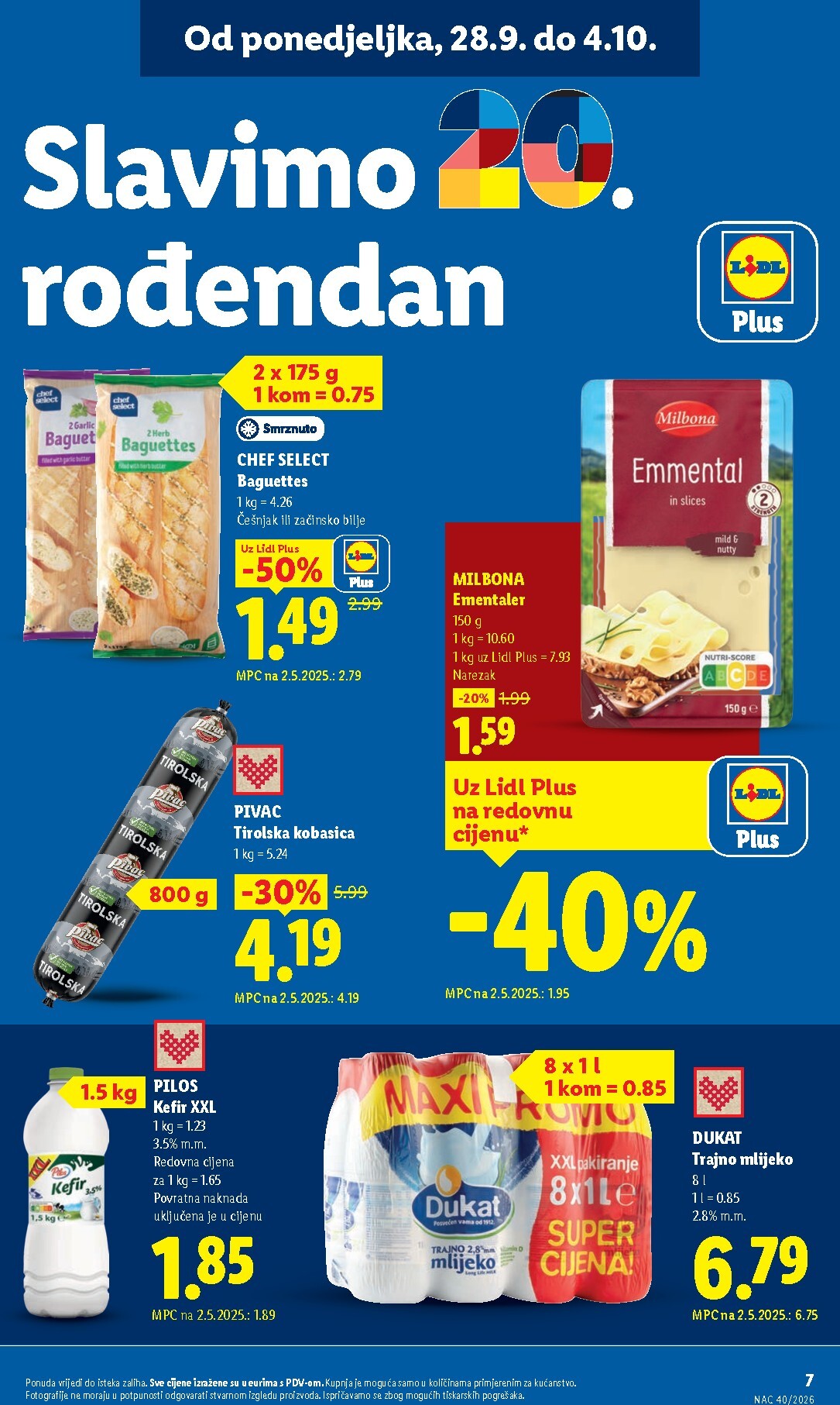 lidl - Novi Lidl katalog od ponedjeljka, 28.09.2026 do nedjelje, 04.10.2026 - page: 7