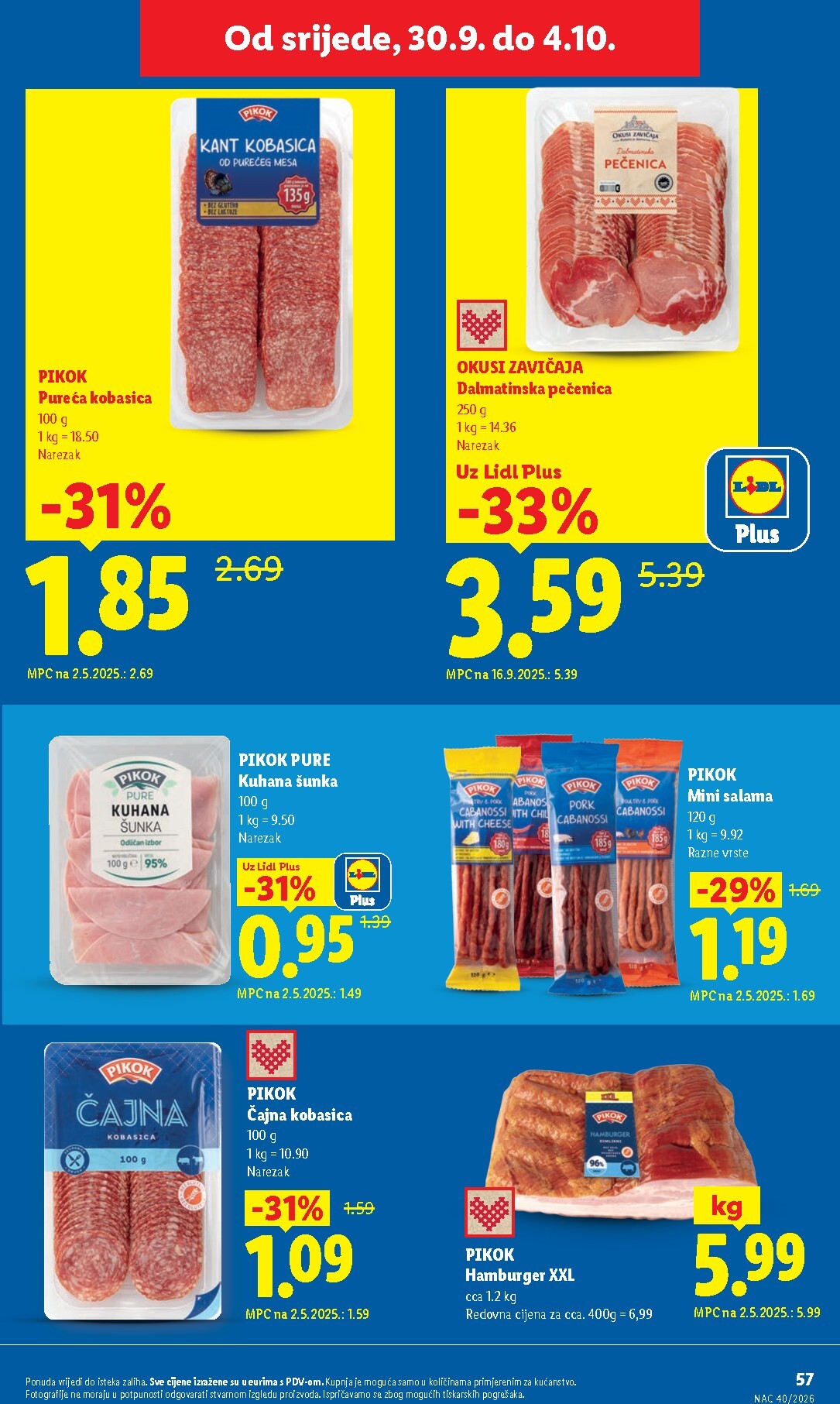 lidl - Novi Lidl katalog od ponedjeljka, 28.09.2026 do nedjelje, 04.10.2026 - page: 57