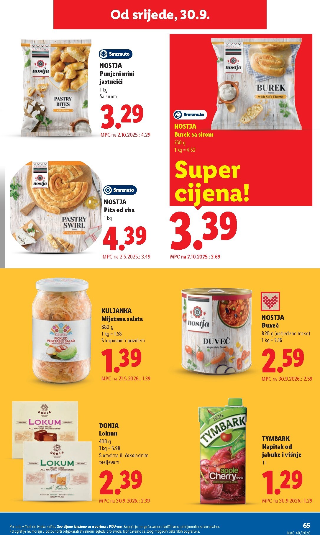 lidl - Novi Lidl katalog od ponedjeljka, 28.09.2026 do nedjelje, 04.10.2026 - page: 65