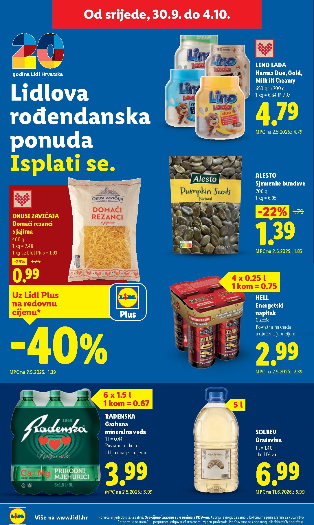 lidl - Novi Lidl katalog od ponedjeljka, 28.09.2026 do nedjelje, 04.10.2026 - page: 60