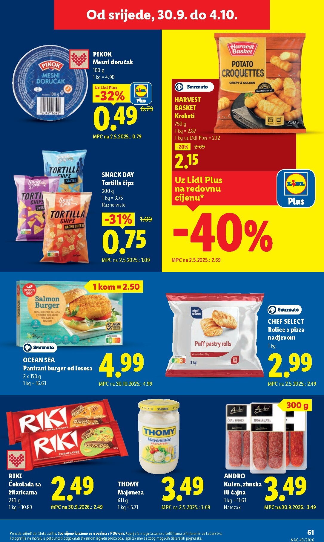 lidl - Novi Lidl katalog od ponedjeljka, 28.09.2026 do nedjelje, 04.10.2026 - page: 61