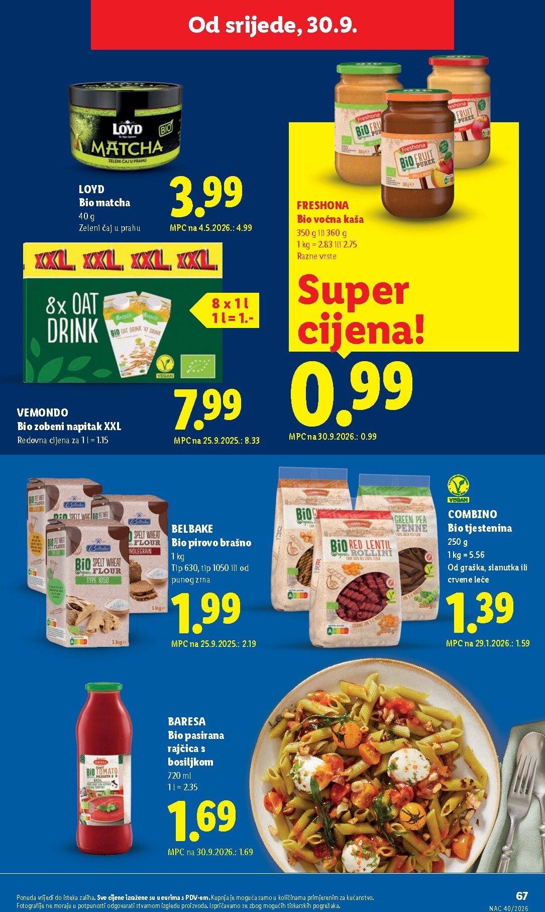 lidl - Novi Lidl katalog od ponedjeljka, 28.09.2026 do nedjelje, 04.10.2026 - page: 67