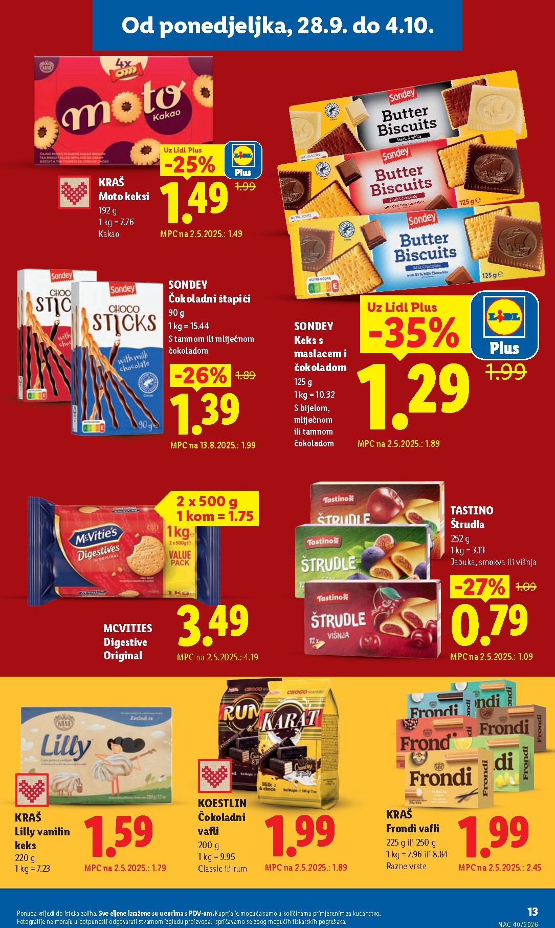 lidl - Novi Lidl katalog od ponedjeljka, 28.09.2026 do nedjelje, 04.10.2026 - page: 13