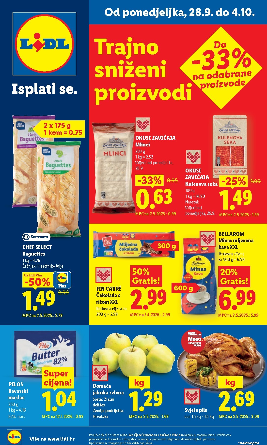 lidl - Novi Lidl katalog od ponedjeljka, 28.09.2026 do nedjelje, 04.10.2026 - page: 1