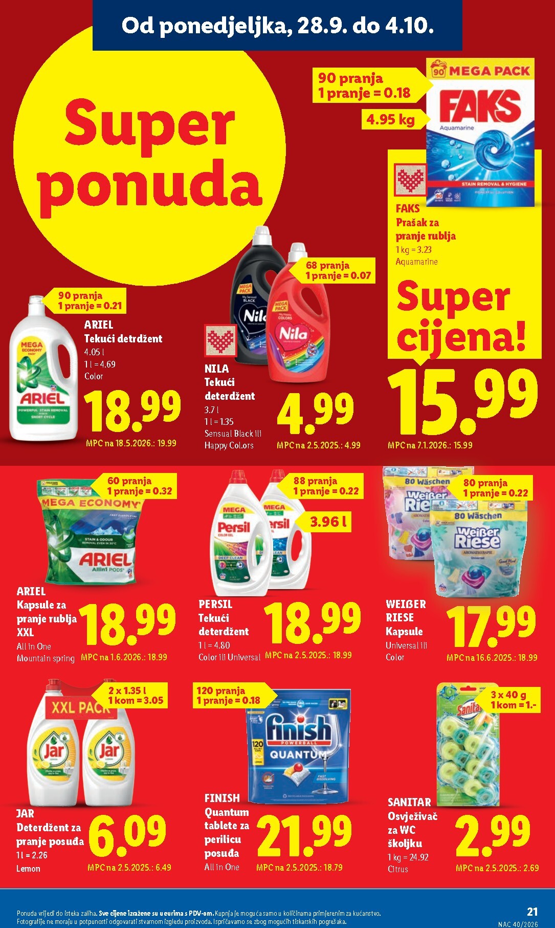 lidl - Novi Lidl katalog od ponedjeljka, 28.09.2026 do nedjelje, 04.10.2026 - page: 21