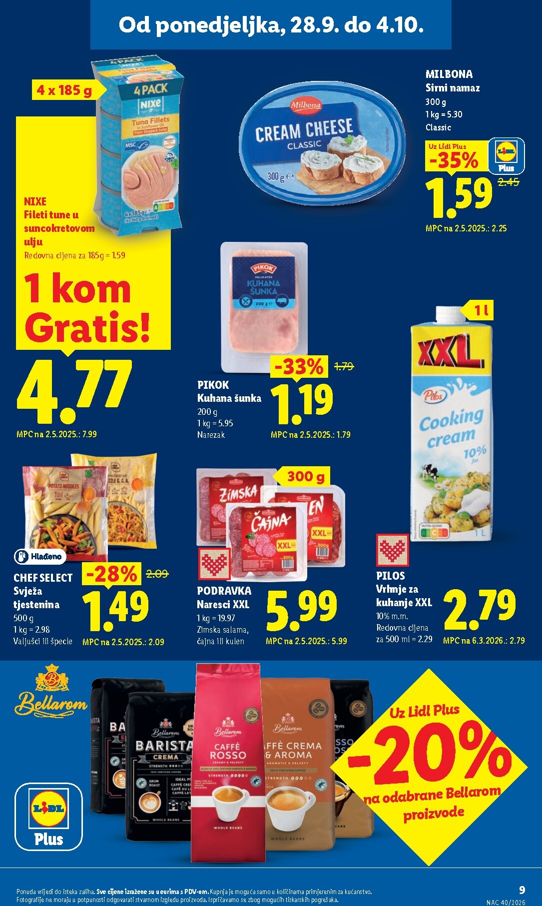 lidl - Novi Lidl katalog od ponedjeljka, 28.09.2026 do nedjelje, 04.10.2026 - page: 9