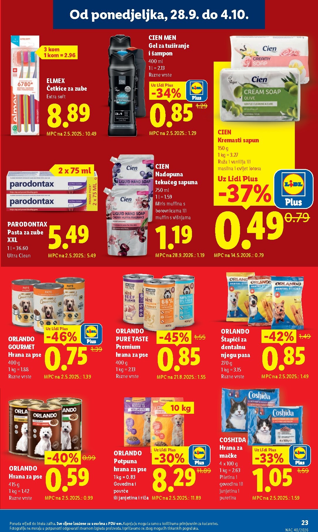 lidl - Novi Lidl katalog od ponedjeljka, 28.09.2026 do nedjelje, 04.10.2026 - page: 23