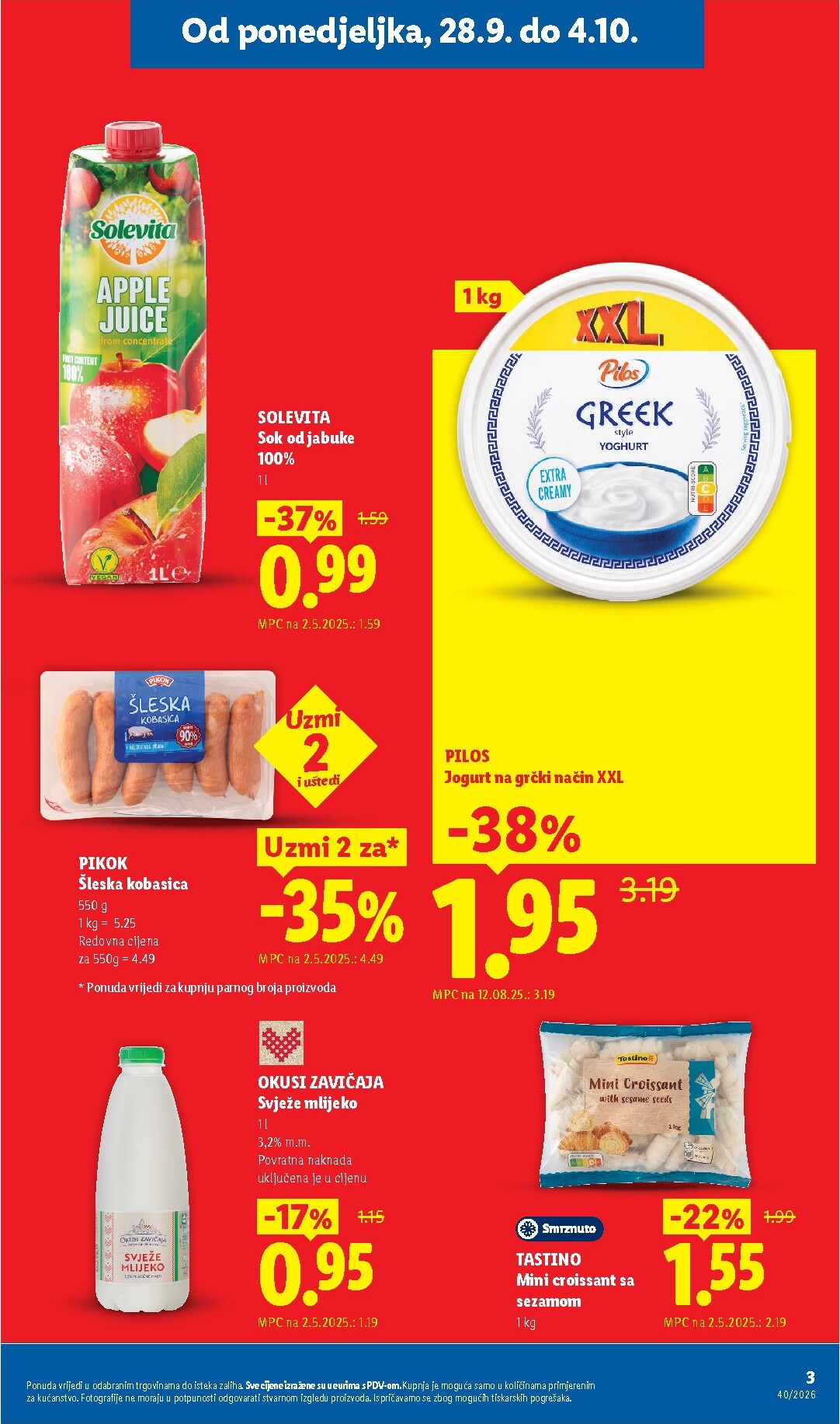 lidl - Aktualni katalog Lidl - Super Ponuda od ponedjeljka, 28.09.2026 do nedjelje, 04.10.2026 - page: 3
