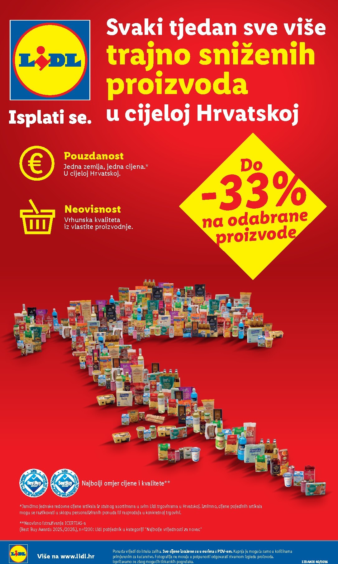 lidl - Aktualni katalog Lidl - Svaki tjedan trajno snižene cijene od ponedjeljka, 28.09.2026 do nedjelje, 04.10.2026