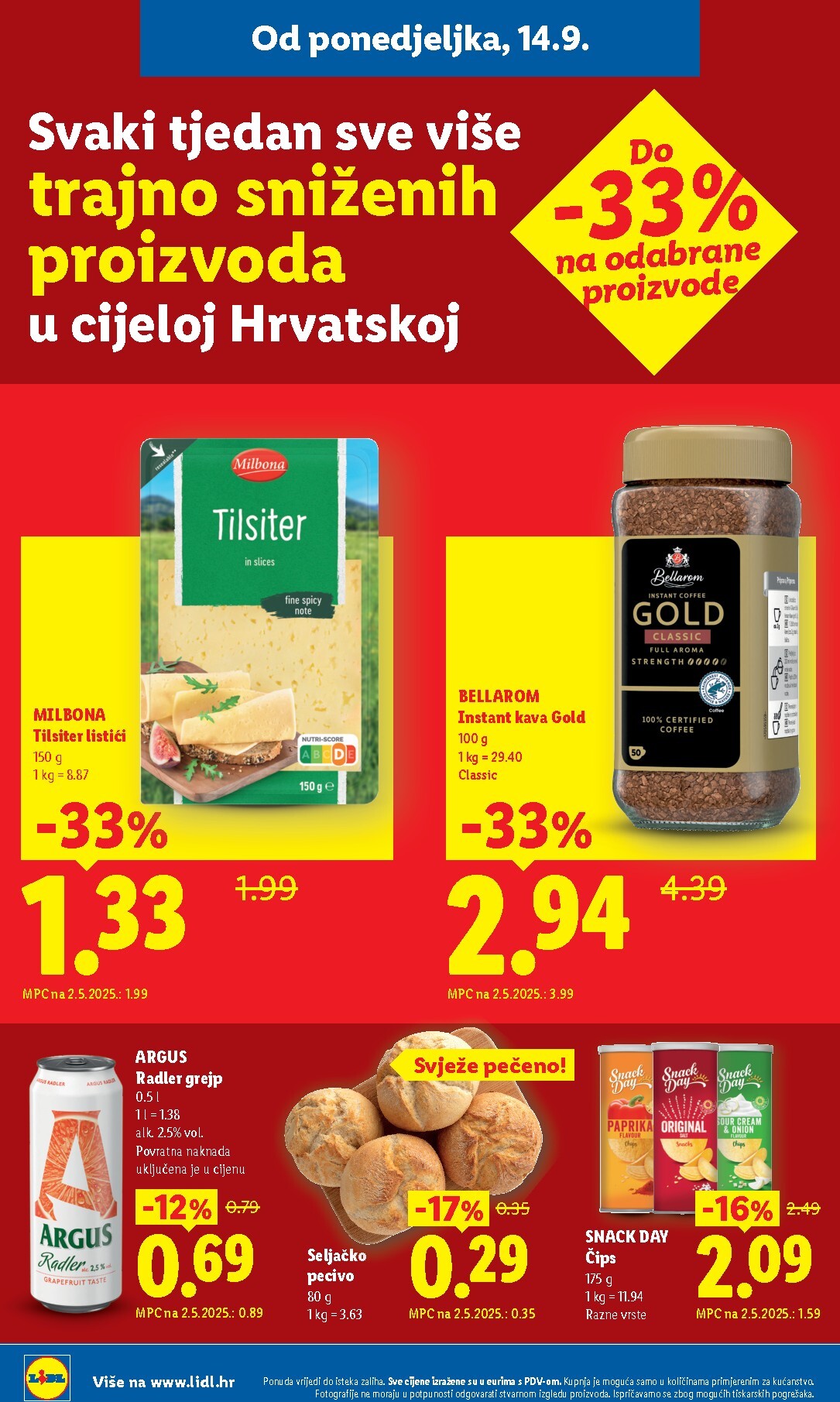 lidl - Aktualni katalog Lidl - Svaki tjedan trajno snižene cijene od ponedjeljka, 28.09.2026 do nedjelje, 04.10.2026 - page: 6