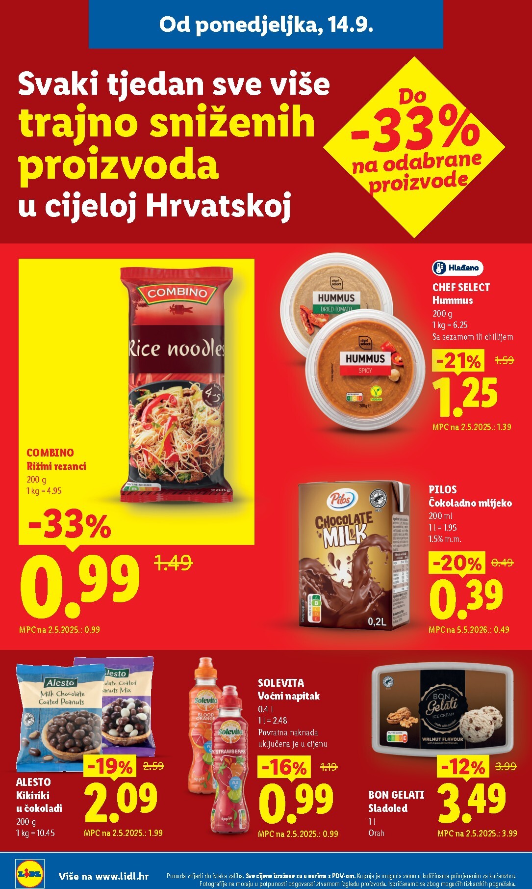 lidl - Aktualni katalog Lidl - Svaki tjedan trajno snižene cijene od ponedjeljka, 28.09.2026 do nedjelje, 04.10.2026 - page: 8