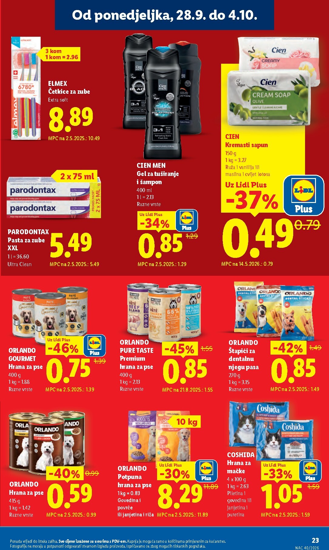 lidl - Aktualni katalog Lidl od ponedjeljka, 28.09.2026 do nedjelje, 04.10.2026 - page: 23