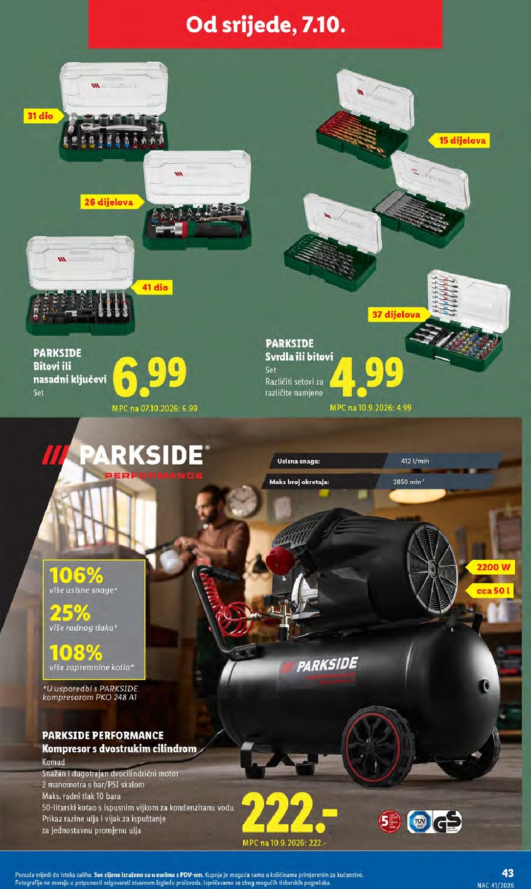 lidl - Novi Lidl katalog od ponedjeljka, 05.10.2026 do nedjelje, 11.10.2026 - page: 43