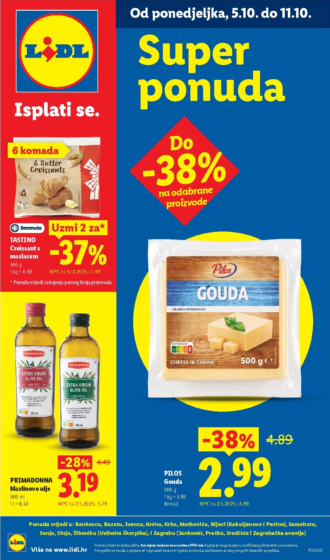 lidl - Aktualni katalog Lidl - Super Ponuda od ponedjeljka, 05.10.2026 do nedjelje, 11.10.2026