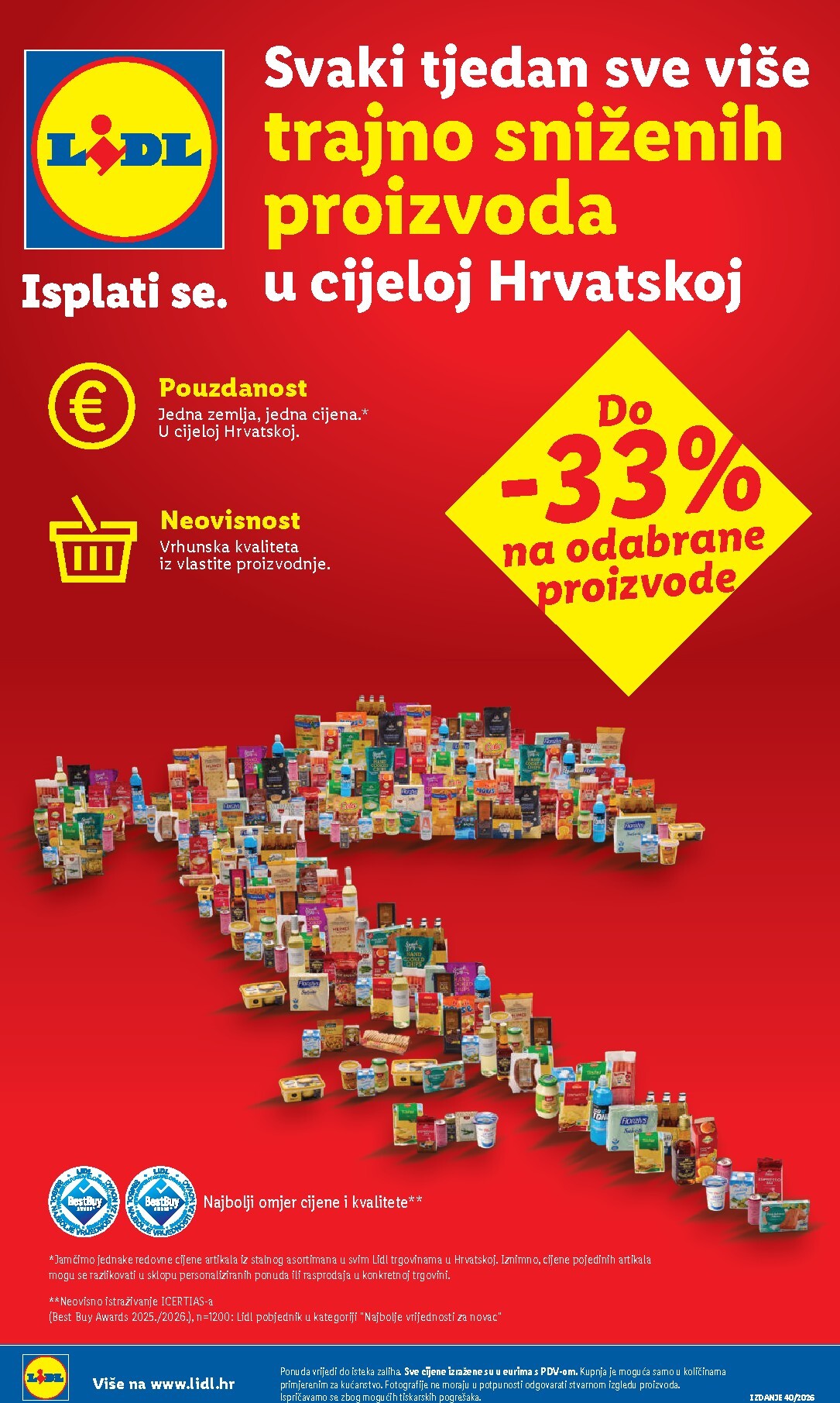 lidl - Aktualni katalog Lidl - Svaki tjedan trajno snižene cijene od ponedjeljka, 05.10.2026 do subote, 31.10.2026