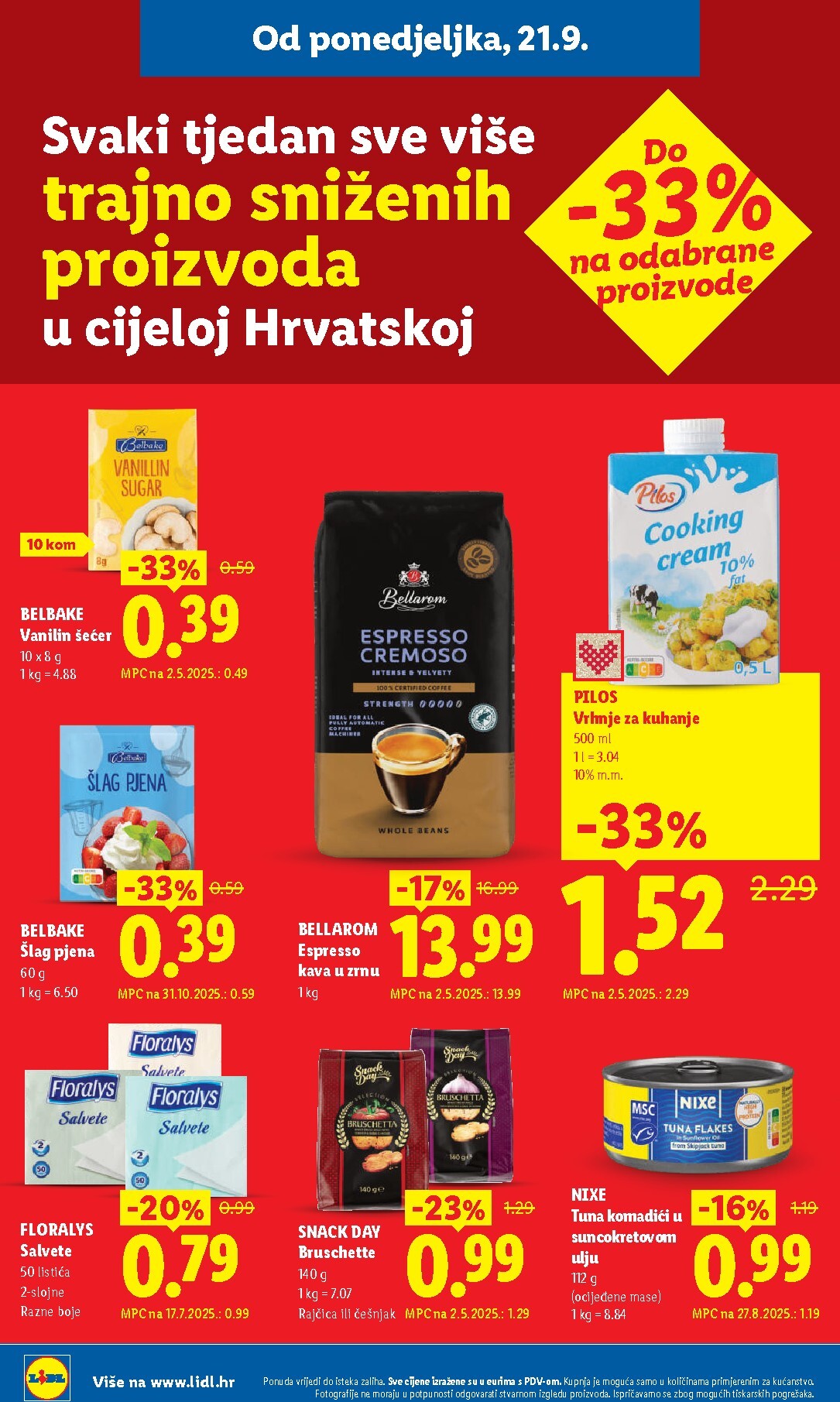 lidl - Aktualni katalog Lidl - Svaki tjedan trajno snižene cijene od ponedjeljka, 05.10.2026 do subote, 31.10.2026 - page: 8