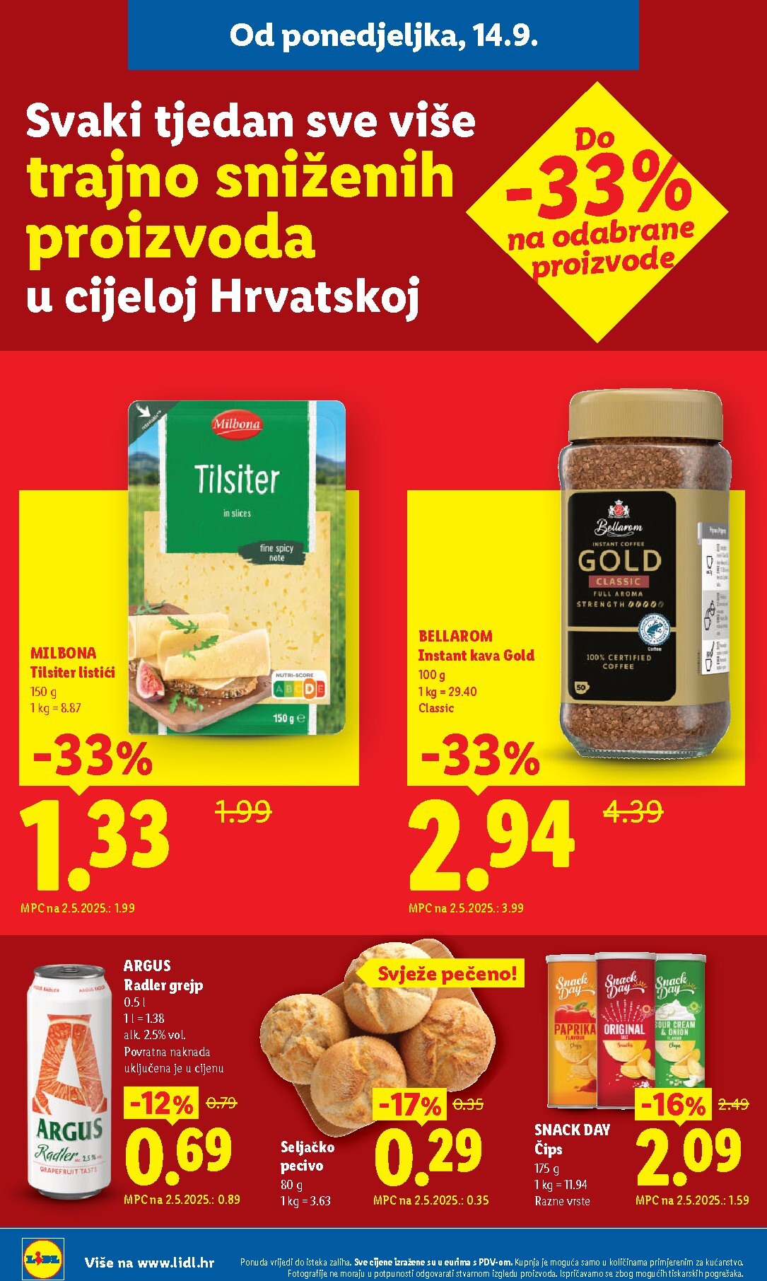 lidl - Aktualni katalog Lidl - Svaki tjedan trajno snižene cijene od ponedjeljka, 05.10.2026 do subote, 31.10.2026 - page: 10