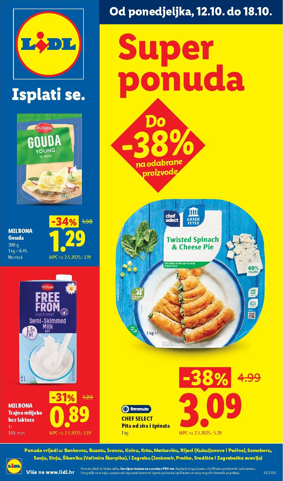 lidl - Aktualni katalog Lidl - Super ponuda od ponedjeljka, 12.10.2026 do nedjelje, 18.10.2026