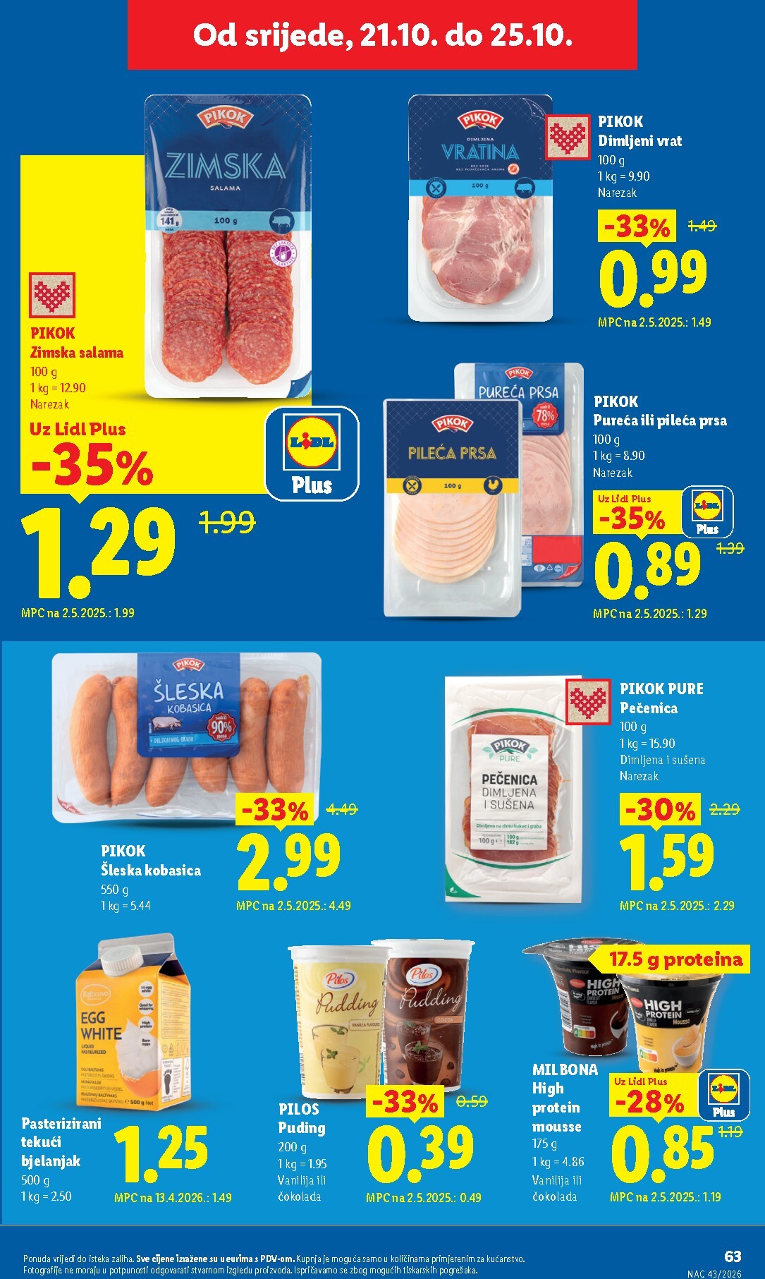 lidl - Novi Lidl katalog od ponedjeljka, 19.10.2026 do nedjelje, 25.10.2026 - page: 63