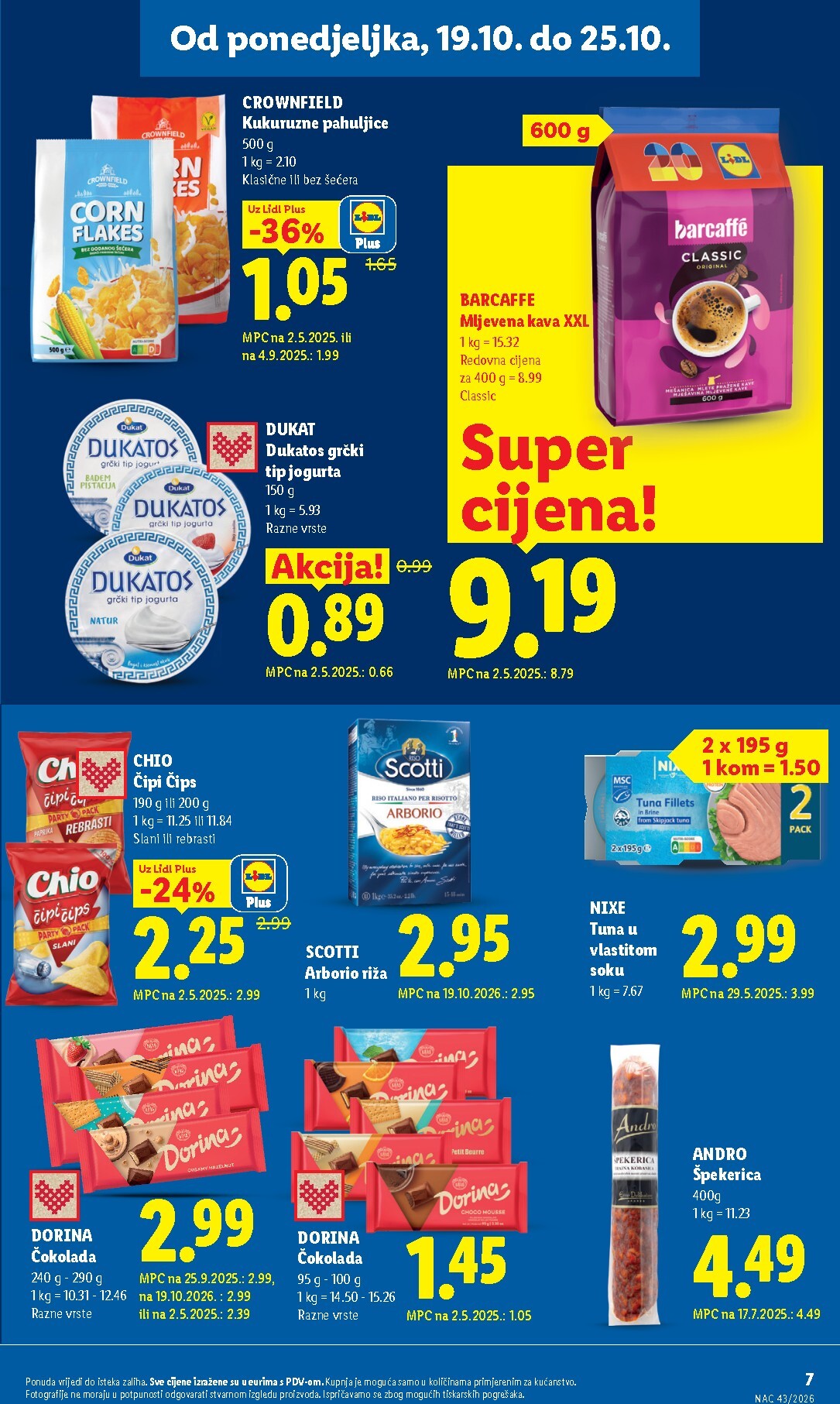 lidl - Novi Lidl katalog od ponedjeljka, 19.10.2026 do nedjelje, 25.10.2026 - page: 7
