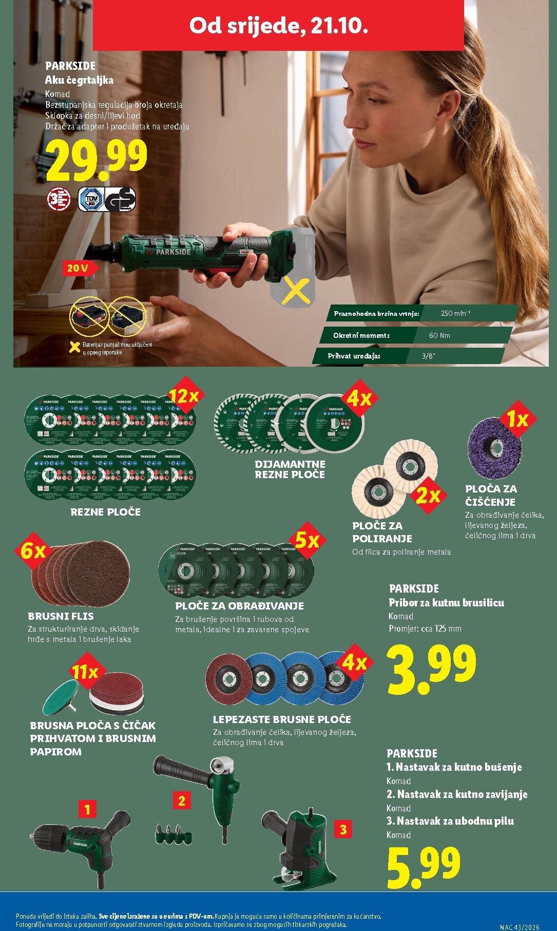 lidl - Novi Lidl katalog od ponedjeljka, 19.10.2026 do nedjelje, 25.10.2026 - page: 45