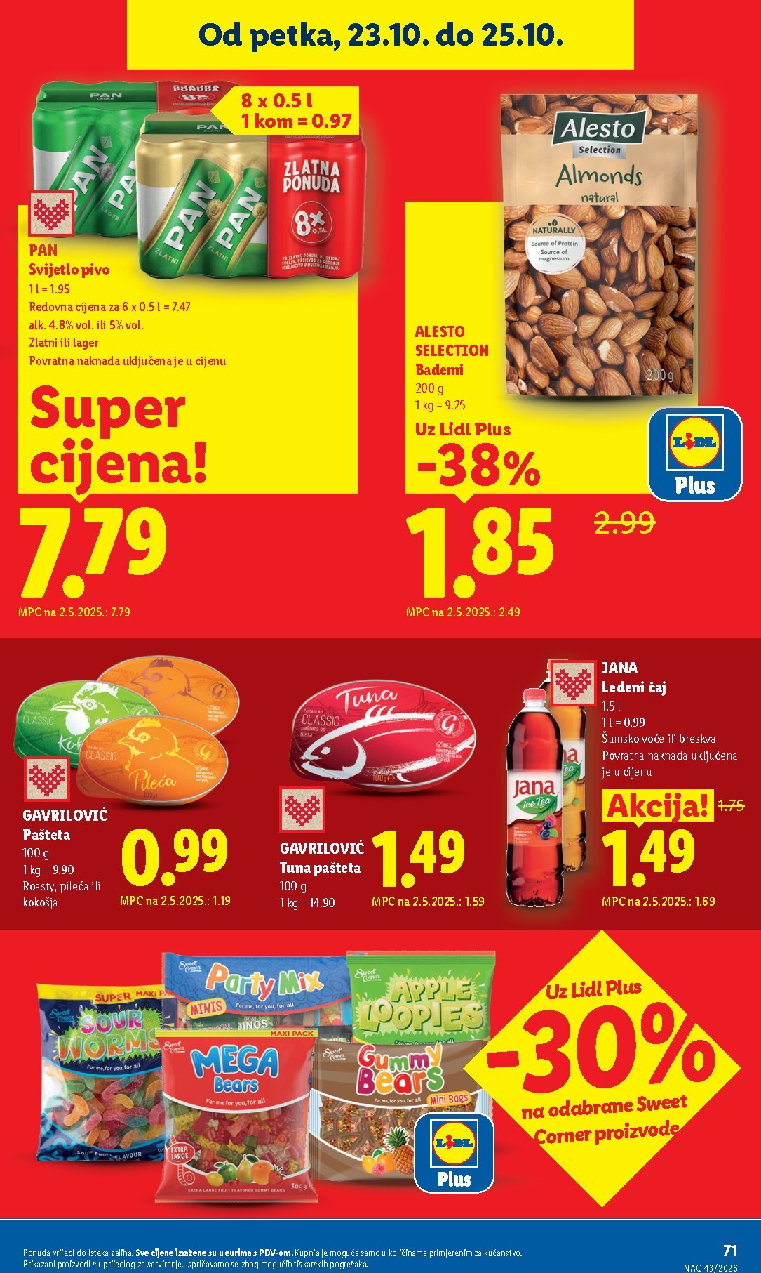 lidl - Novi Lidl katalog od ponedjeljka, 19.10.2026 do nedjelje, 25.10.2026 - page: 71