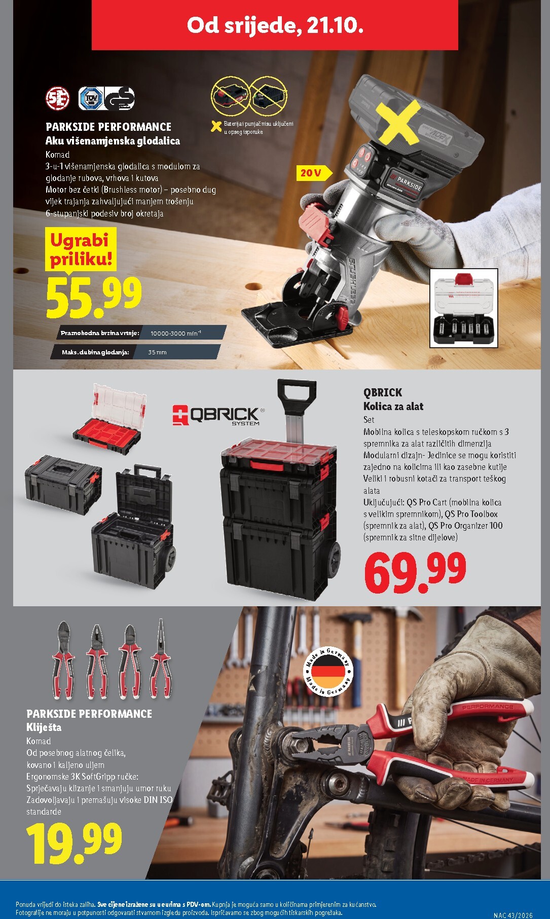 lidl - Novi Lidl katalog od ponedjeljka, 19.10.2026 do nedjelje, 25.10.2026 - page: 47