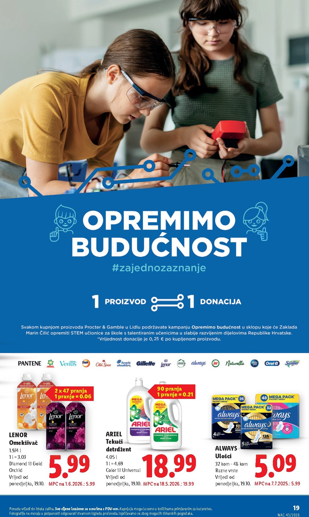 lidl - Novi Lidl katalog od ponedjeljka, 19.10.2026 do nedjelje, 25.10.2026 - page: 19