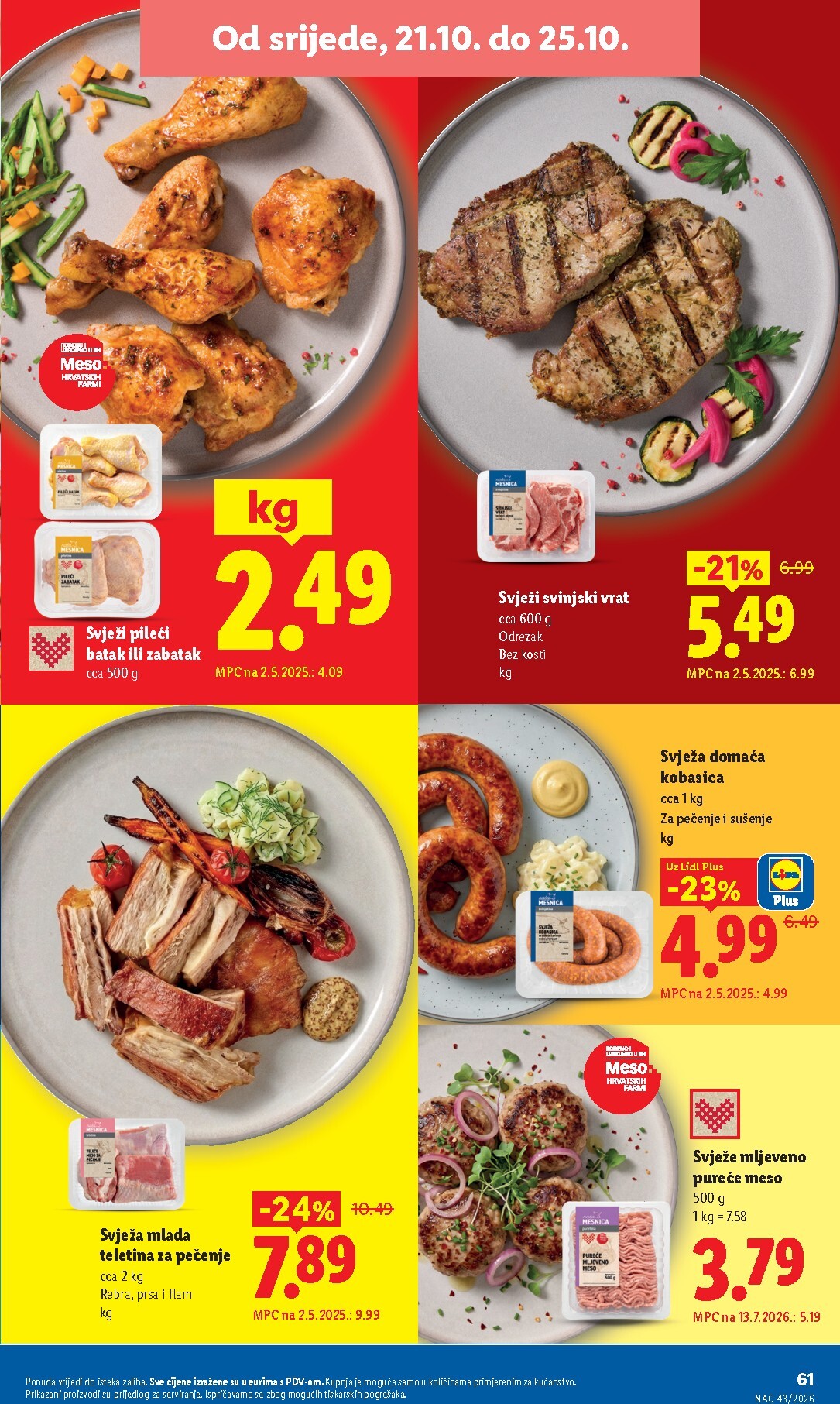 lidl - Novi Lidl katalog od ponedjeljka, 19.10.2026 do nedjelje, 25.10.2026 - page: 61