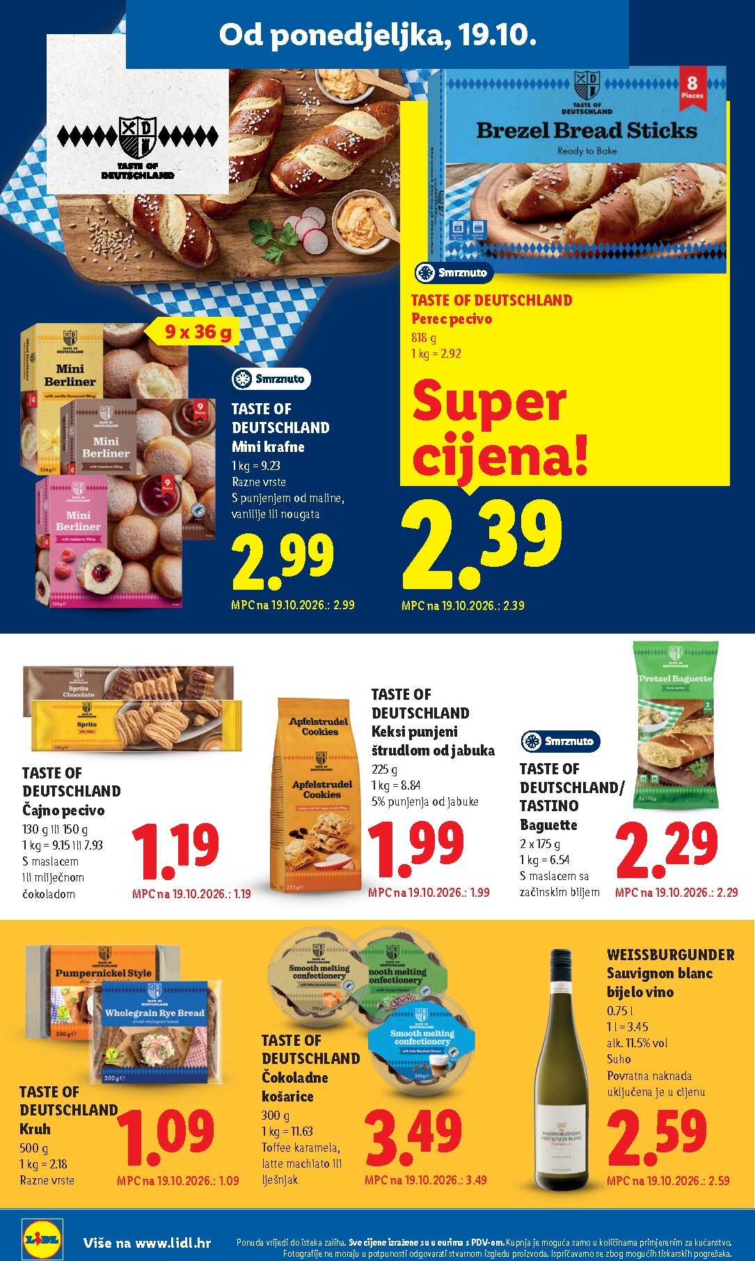 lidl - Aktualni katalog Lidl od ponedjeljka, 19.10.2026 do nedjelje, 25.10.2026 - page: 22