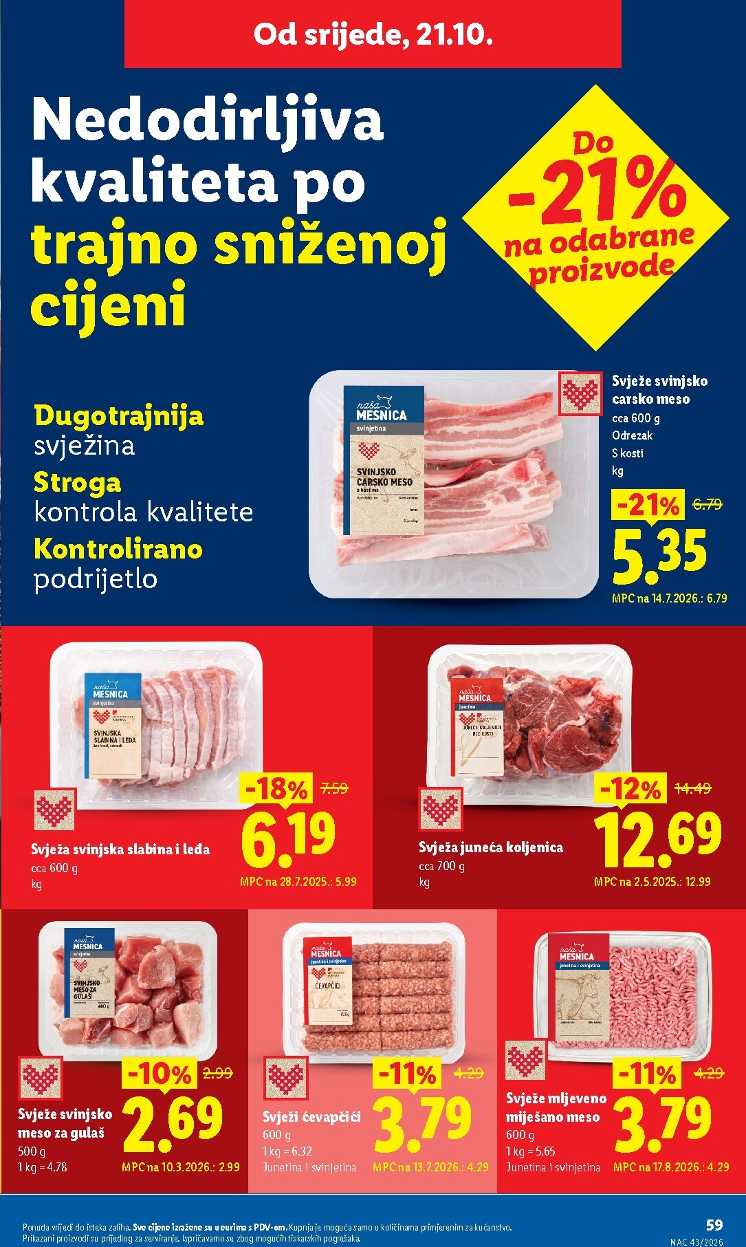lidl - Aktualni katalog Lidl od ponedjeljka, 19.10.2026 do nedjelje, 25.10.2026 - page: 59