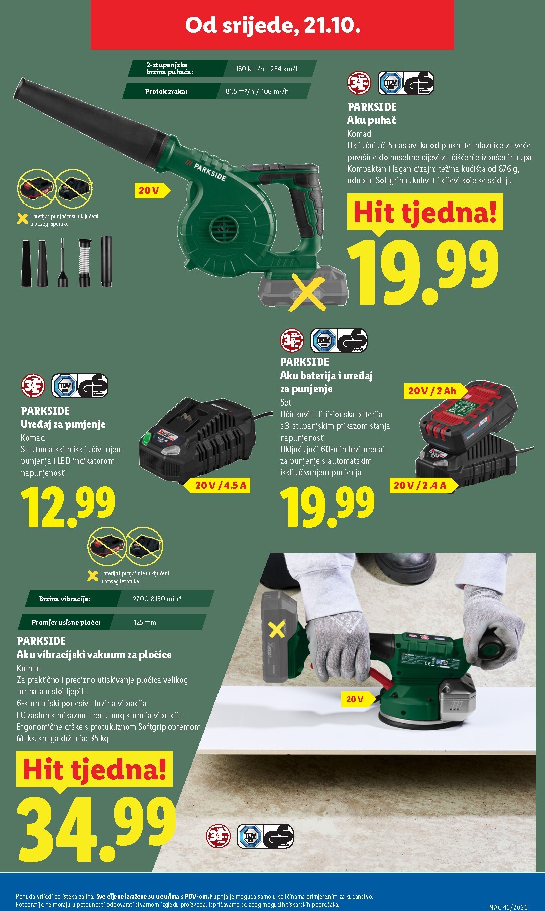 lidl - Aktualni katalog Lidl od ponedjeljka, 19.10.2026 do nedjelje, 25.10.2026 - page: 43