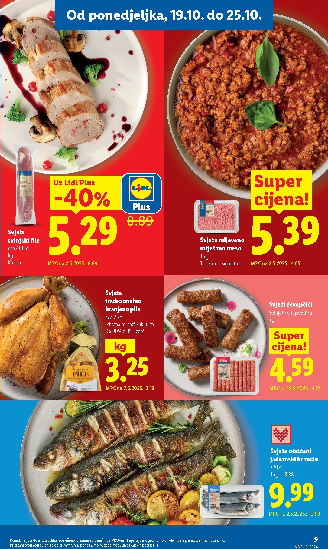 lidl - Aktualni katalog Lidl od ponedjeljka, 19.10.2026 do nedjelje, 25.10.2026 - page: 9