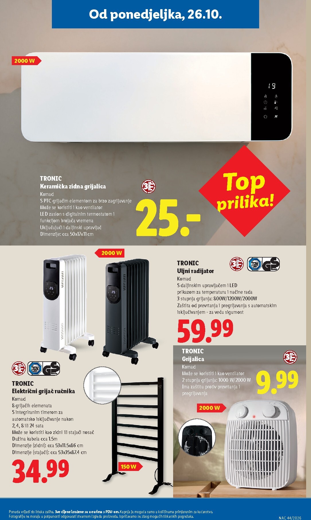 lidl - Novi Lidl katalog od ponedjeljka, 26.10.2026 do subote, 31.10.2026 - page: 49