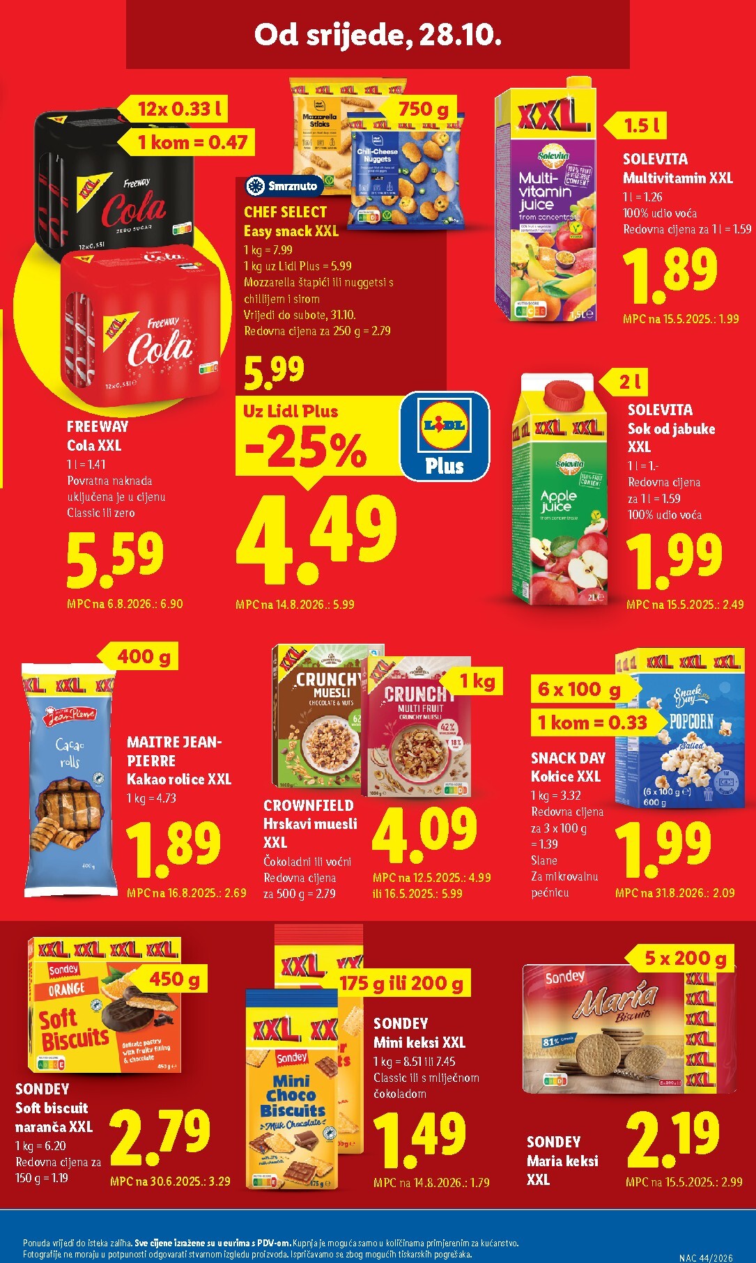 lidl - Novi Lidl katalog od ponedjeljka, 26.10.2026 do subote, 31.10.2026 - page: 71