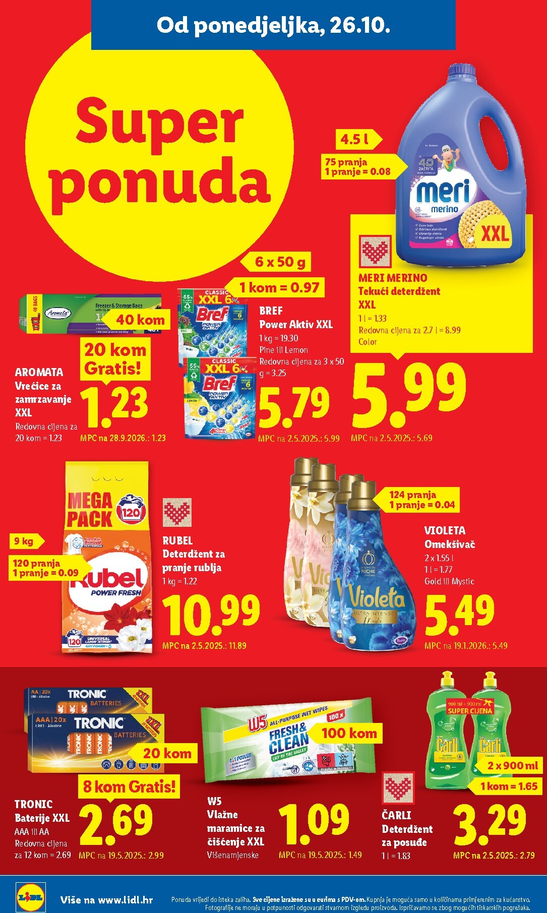 lidl - Novi Lidl katalog od ponedjeljka, 26.10.2026 do subote, 31.10.2026 - page: 32