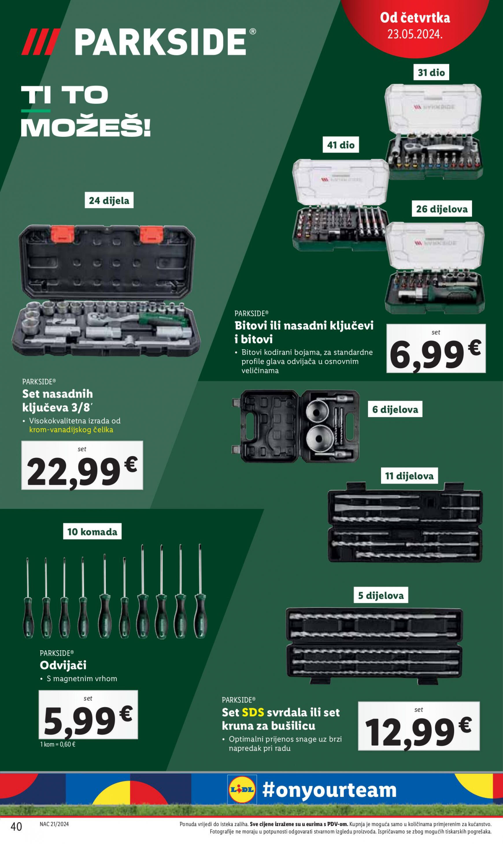 lidl - Novi katalog Lidl 20.05. - 26.05. - page: 40