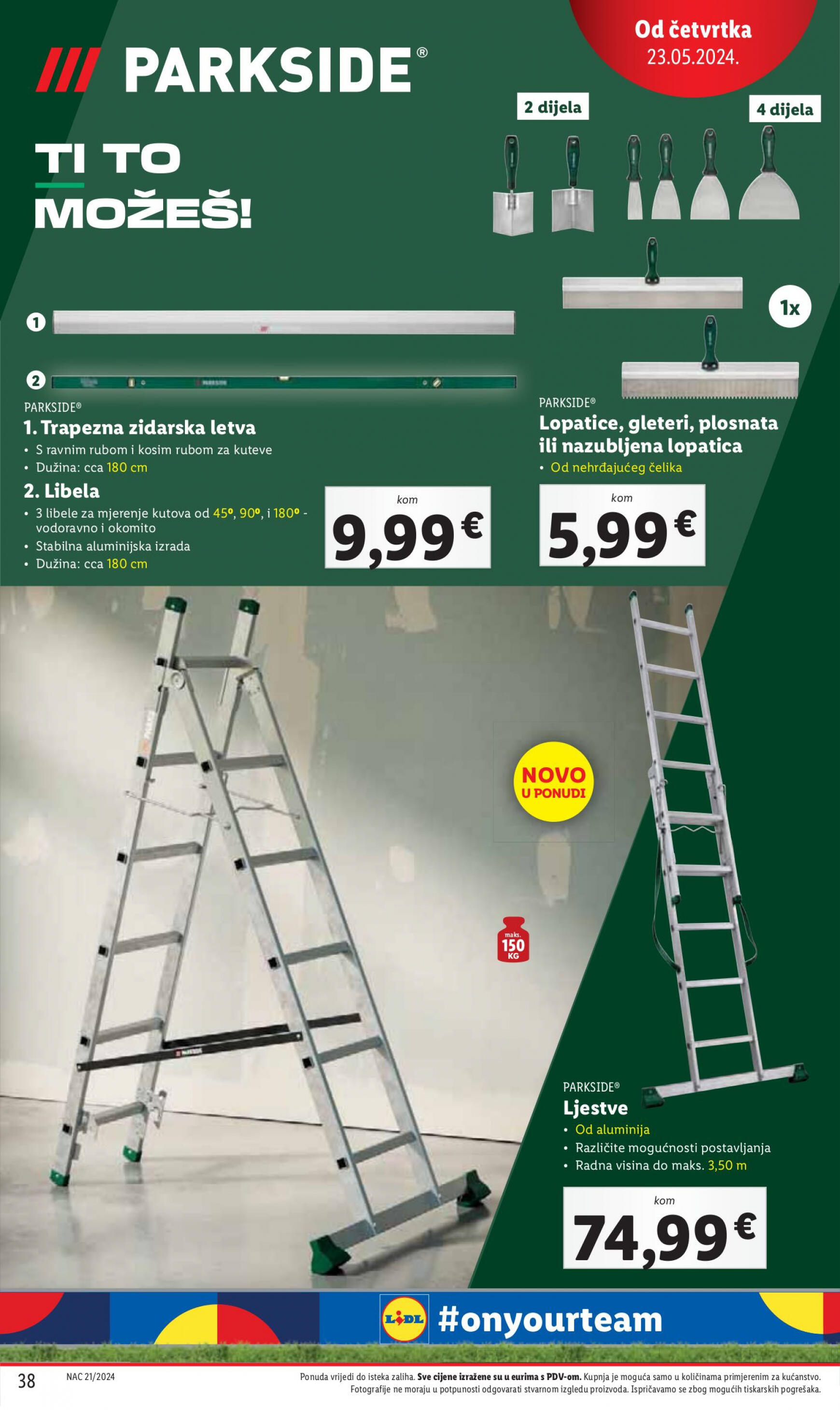 lidl - Novi katalog Lidl 20.05. - 26.05. - page: 38