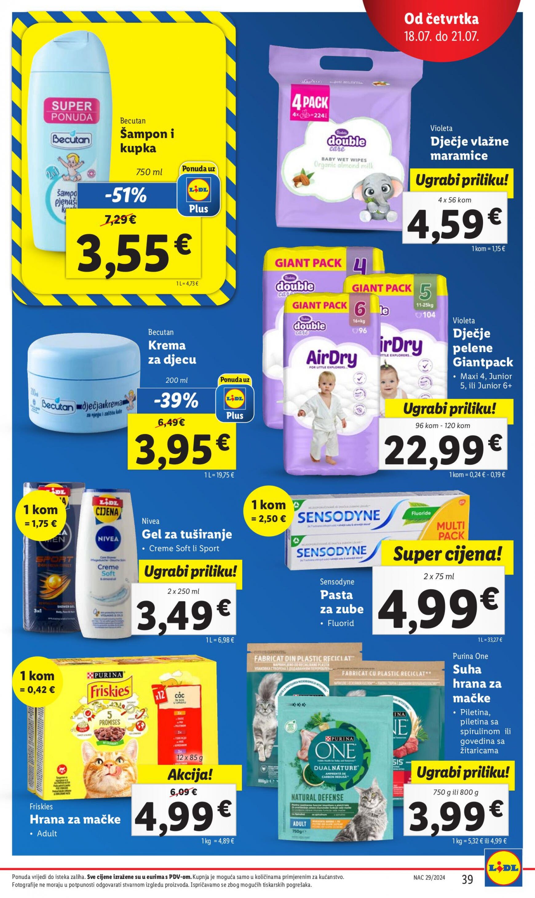 lidl - Novi katalog Lidl 15.07. - 21.07. - page: 39