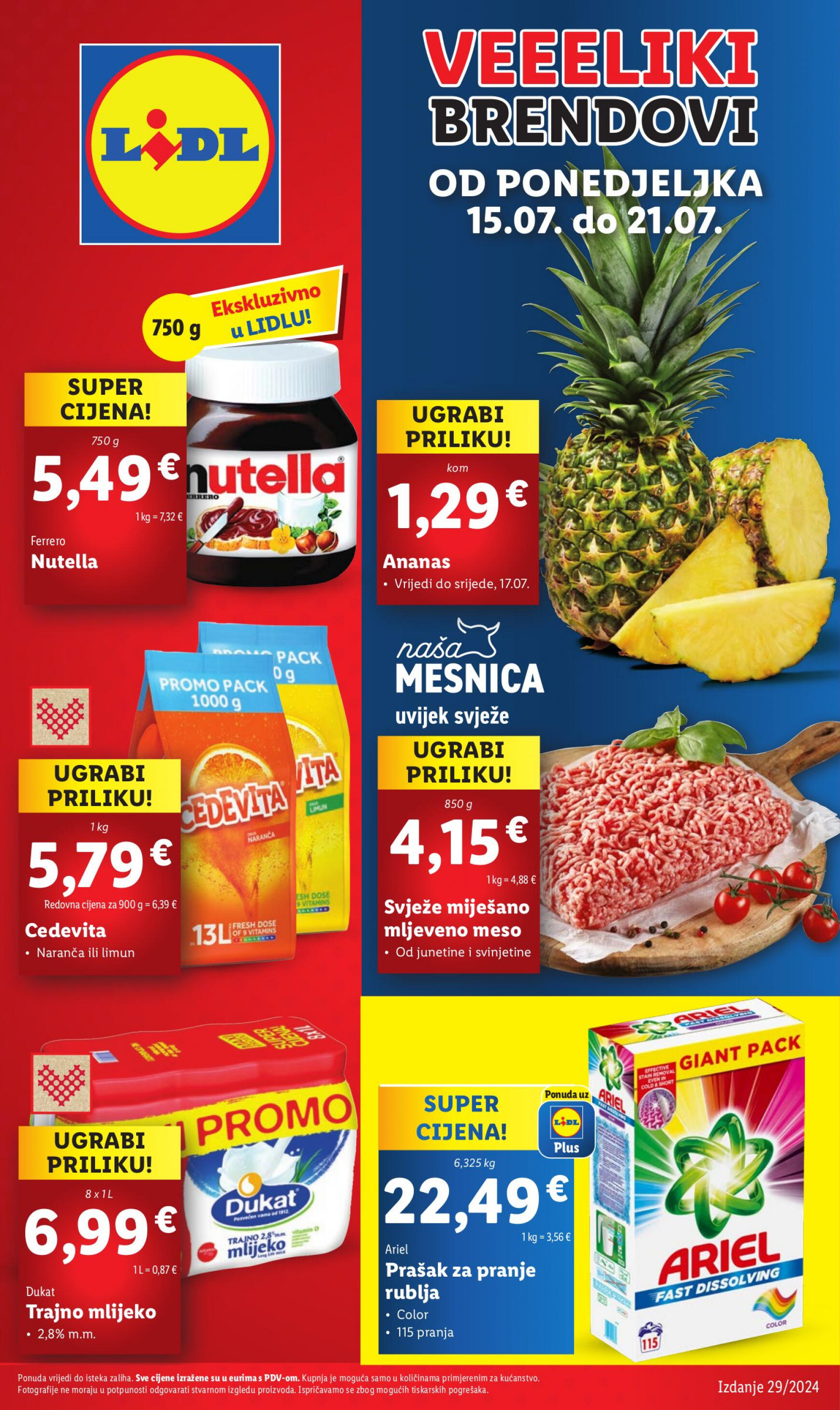 lidl - Novi katalog Lidl 15.07. - 21.07. - page: 1