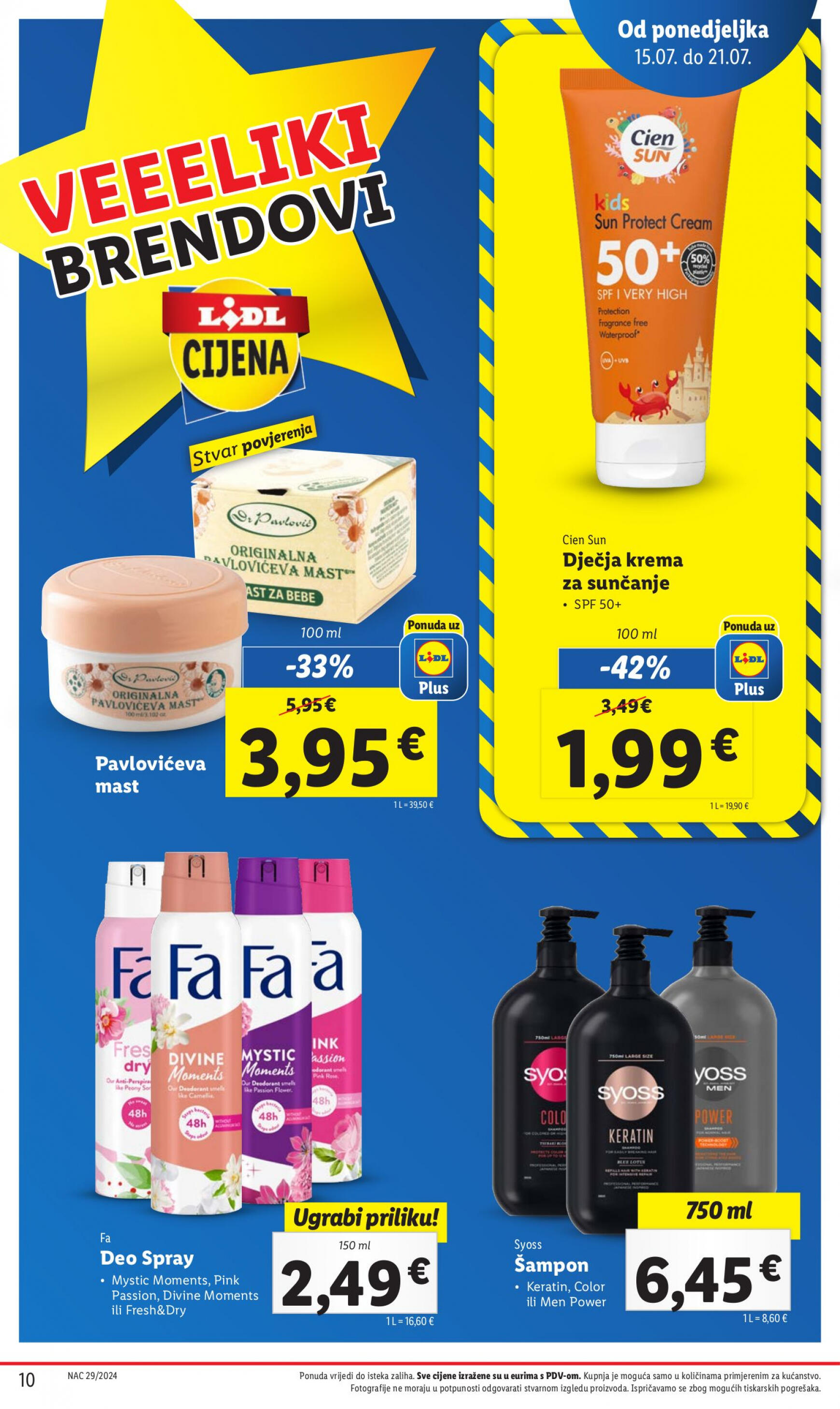 lidl - Novi katalog Lidl 15.07. - 21.07. - page: 10